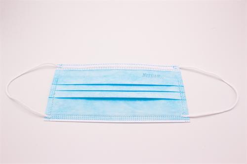 Made In USA 3-Ply Disposable Face Mask - Blue